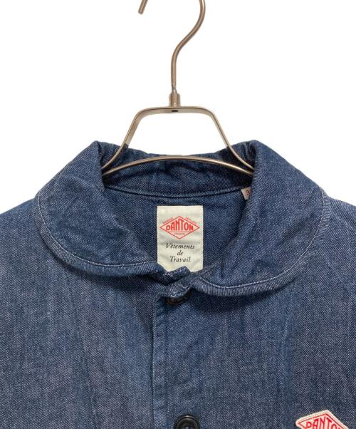 DANTON（ダントン）DANTON (ダントン) ラウンドカラーデニムジャケット インディゴ サイズ:38の古着・服飾アイテム