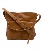 DAKOTAダコタ）の古着「レザーショルダーバッグ」｜キャメル