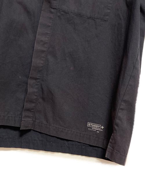 stussy（ステューシー）stussy (ステューシー) 90’ｓオーバーサイズシャツ ネイビー サイズ:Sの古着・服飾アイテム
