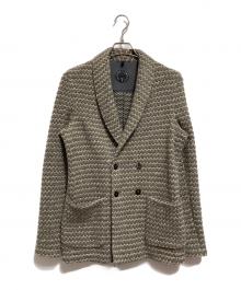 T-JACKET By TONELLO（ティージャケット バイ トネッロ）の古着「ローゲージニットジャケット」｜ベージュ