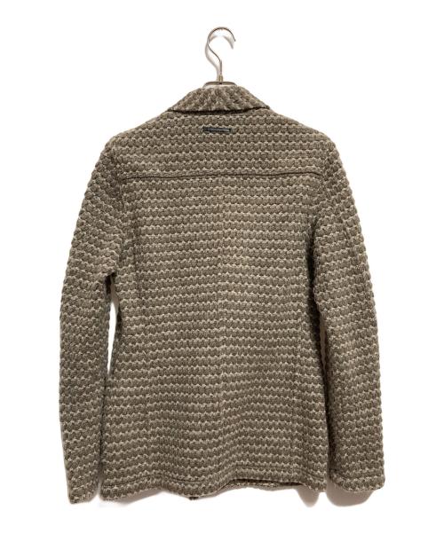 T-JACKET By TONELLO（ティージャケット バイ トネッロ）T-JACKET By TONELLO (ティージャケット バイ トネッロ) ローゲージニットジャケット ベージュ サイズ:Sの古着・服飾アイテム