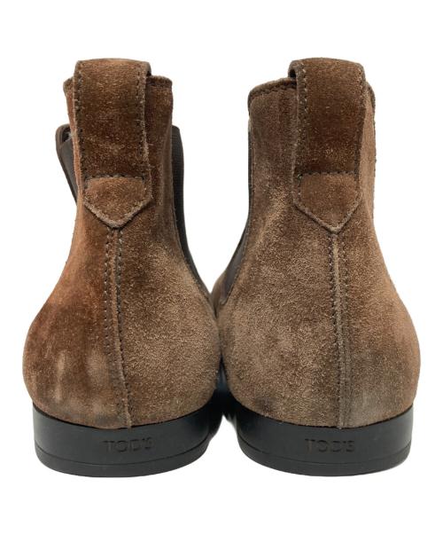 TOD'S（トッズ）TOD'S (トッズ) スウェードサイドゴアブーツ ブラウン サイズ:6 1/2の古着・服飾アイテム