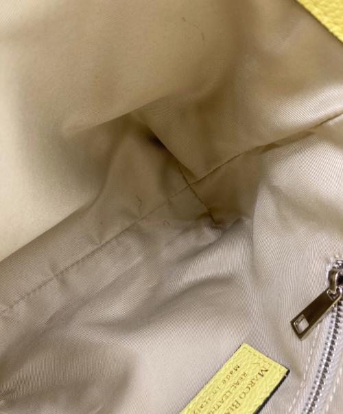 MARCO BIANCHINI（マルコビアンキーニ）MARCO BIANCHINI (マルコビアンキーニ) 2WAYショルダーバッグ イエローの古着・服飾アイテム