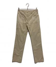 MM6 Maison Margiela（エムエムシックスメゾンマルジェラ）の古着「ストレートパンツ」｜ベージュ
