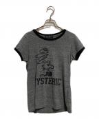 Hysteric Glamourヒステリックグラマー）の古着「Tシャツ」｜グレー
