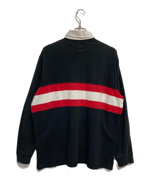 POLO RALPH LAUREN（ポロ・ラルフローレン）POLO RALPH LAUREN (ポロ・ラルフローレン) ラガーシャツ ブラック×レッド サイズ:Lの古着・服飾アイテム