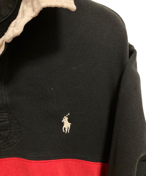 POLO RALPH LAUREN（ポロ・ラルフローレン）POLO RALPH LAUREN (ポロ・ラルフローレン) ラガーシャツ ブラック×レッド サイズ:Lの古着・服飾アイテム