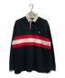 POLO RALPH LAUREN（ポロ・ラルフローレン）の古着「ラガーシャツ」｜ブラック×レッド