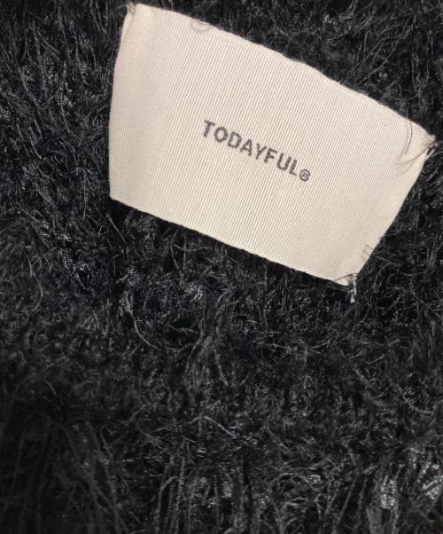 TODAYFUL（トゥデイフル）TODAYFUL (トゥデイフル) フリンジ ニット ビスチェ ブラック サイズ:FREEの古着・服飾アイテム
