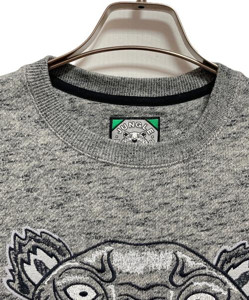 KENZO（ケンゾー）KENZO (ケンゾー) タイガー刺繍スウェット グレー サイズ:Sの古着・服飾アイテム