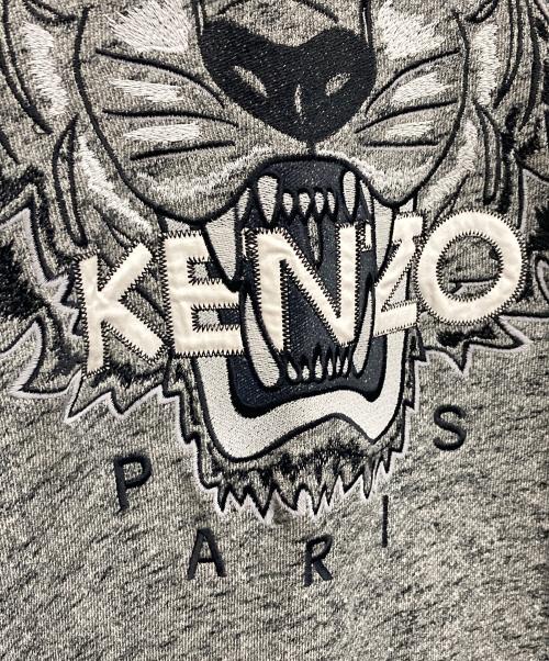 KENZO（ケンゾー）KENZO (ケンゾー) タイガー刺繍スウェット グレー サイズ:Sの古着・服飾アイテム