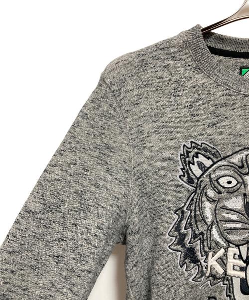 KENZO（ケンゾー）KENZO (ケンゾー) タイガー刺繍スウェット グレー サイズ:Sの古着・服飾アイテム