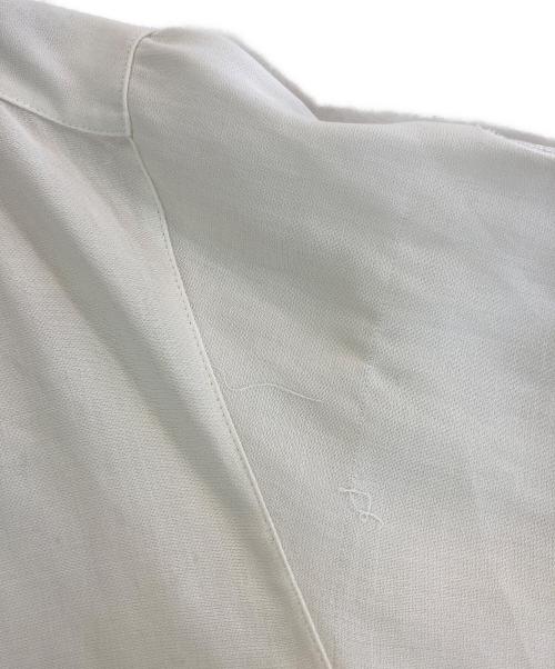 Christian Dior（クリスチャン ディオール）Christian Dior (クリスチャン ディオール) ロゴ刺繍シャツ アイボリー サイズ:11の古着・服飾アイテム