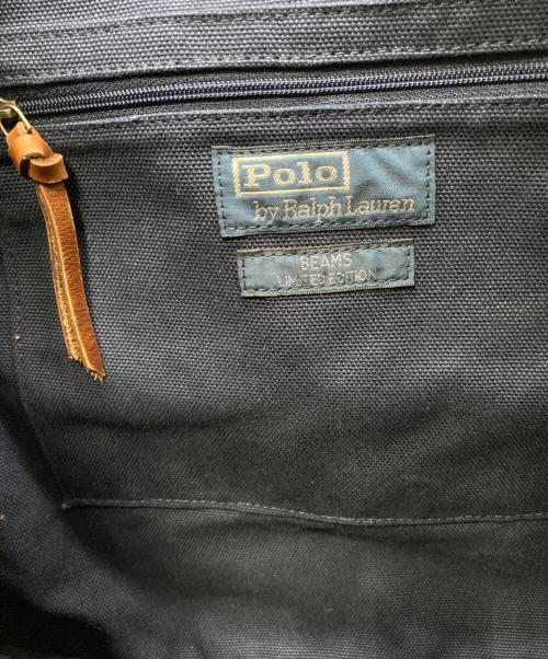 POLO RALPH LAUREN（ポロ・ラルフローレン）POLO RALPH LAUREN (ポロ・ラルフローレン) BEAMS (ビームス) 別注トートバッグ ネイビーの古着・服飾アイテム