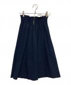 tricot COMME des GARCONSトリココムデギャルソン）の古着「レーススカート」｜ネイビー