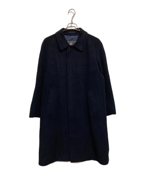 Burberry's（バーバリーズ）Burberry's (バーバリーズ) ステンカラーウールコート ネイビー サイズ:92の古着・服飾アイテム