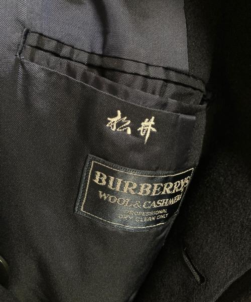 Burberry's（バーバリーズ）Burberry's (バーバリーズ) ステンカラーウールコート ネイビー サイズ:92の古着・服飾アイテム