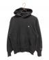 Champion REVERSE WEAVE（チャンピオン リバース ウィーブ）の古着「90ｓ目ありプルオーバーパーカー」｜ブラック