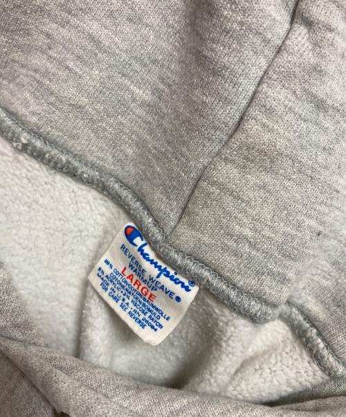 Champion REVERSE WEAVE（チャンピオン リバース ウィーブ）Champion REVERSE WEAVE (チャンピオン リバース ウィーブ) 80ｓカッレジロゴプルオーバーパーカー グレー サイズ:Lの古着・服飾アイテム