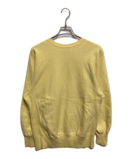 Champion REVERSE WEAVE（チャンピオン リバース ウィーブ）Champion REVERSE WEAVE (チャンピオン リバース ウィーブ) 90ｓカレッジロゴスウェット イエロー サイズ:Lの古着・服飾アイテム