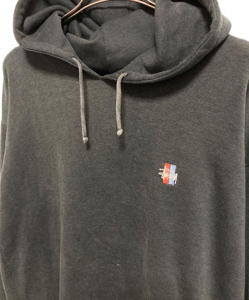 stussy（ステューシー）stussy (ステューシー) 90ｓプルオーバーパーカー ブラック サイズ:Mの古着・服飾アイテム