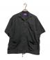 THE NORTHFACE PURPLELABEL（ザ・ノースフェイス パープルレーベル）の古着「Polyester Linen Field H/S Zip Shirt」｜グレー