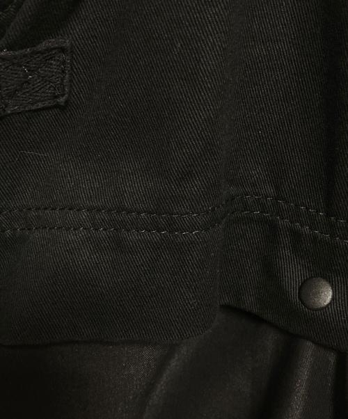 freada（フリーダ）Freada (フリーダ) WORK WEAR (ワークウェア) ミリタリーロングベスト ブラック サイズ:FREEの古着・服飾アイテム