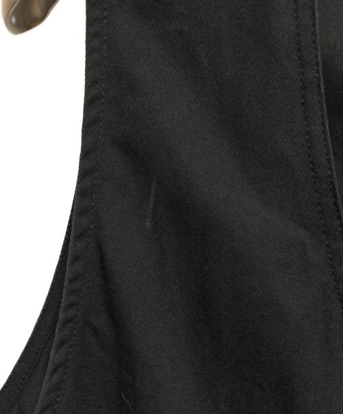 freada（フリーダ）Freada (フリーダ) WORK WEAR (ワークウェア) ミリタリーロングベスト ブラック サイズ:FREEの古着・服飾アイテム