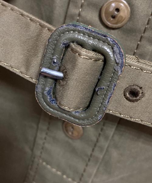 A.P.C.（アーペーセー）A.P.C. (アーペーセー) シャツワンピース カーキ サイズ:S（36）の古着・服飾アイテム