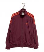 adidasアディダス）の古着「トラックジャケットFLAMESTRIKE WOVEN TRACK TOP」｜ボルドー