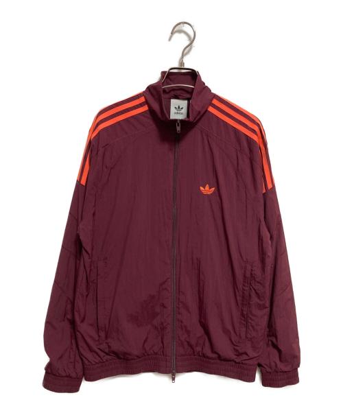 adidas（アディダス）adidas (アディダス) トラックジャケットFLAMESTRIKE WOVEN TRACK TOP ボルドー サイズ:Sの古着・服飾アイテム
