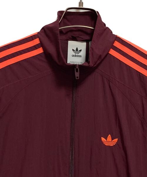 adidas（アディダス）adidas (アディダス) トラックジャケットFLAMESTRIKE WOVEN TRACK TOP ボルドー サイズ:Sの古着・服飾アイテム