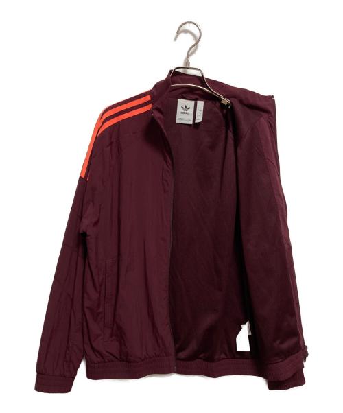 adidas（アディダス）adidas (アディダス) トラックジャケットFLAMESTRIKE WOVEN TRACK TOP ボルドー サイズ:Sの古着・服飾アイテム