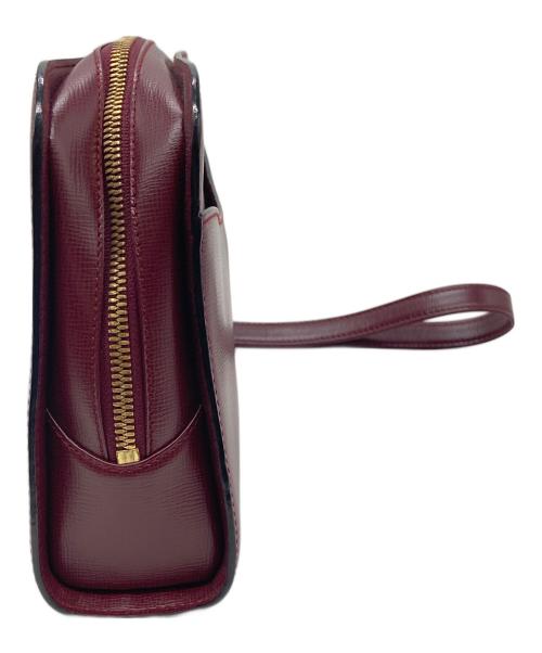 Cartier（カルティエ）Cartier (カルティエ) クラッチバッグ レッドの古着・服飾アイテム