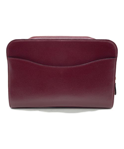 Cartier（カルティエ）Cartier (カルティエ) クラッチバッグ レッドの古着・服飾アイテム