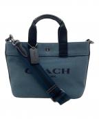 COACHコーチ）の古着「トート 20・カラーブロック」｜ブルー