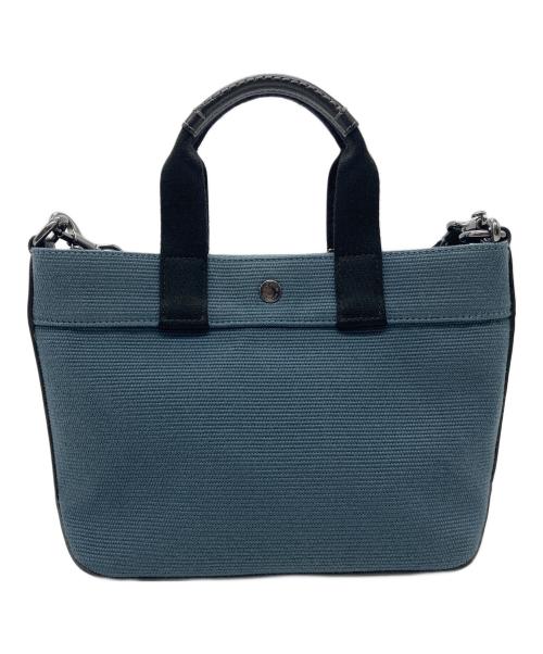 COACH（コーチ）COACH (コーチ) トート 20・カラーブロック ブルーの古着・服飾アイテム