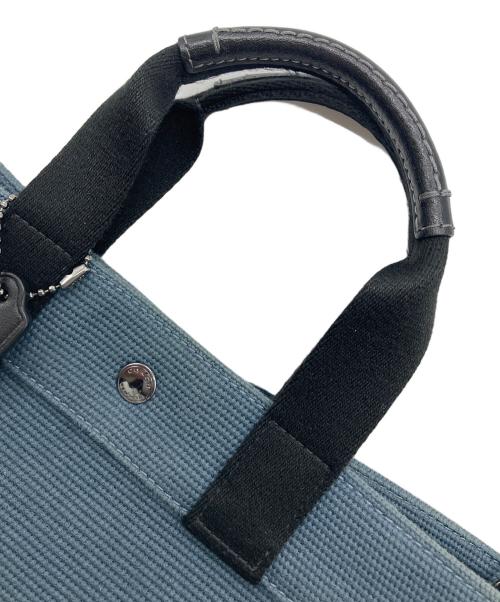 COACH（コーチ）COACH (コーチ) トート 20・カラーブロック ブルーの古着・服飾アイテム