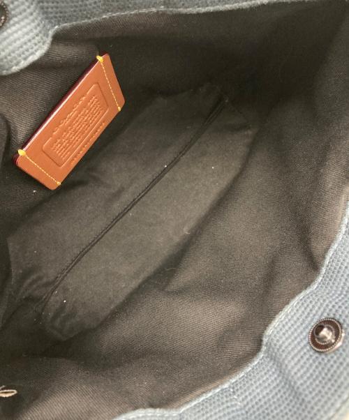 COACH（コーチ）COACH (コーチ) トート 20・カラーブロック ブルーの古着・服飾アイテム