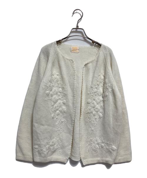 Sears（シアーズ）Sears (シアーズ) ニットカーディガン ホワイト サイズ:不明の古着・服飾アイテム