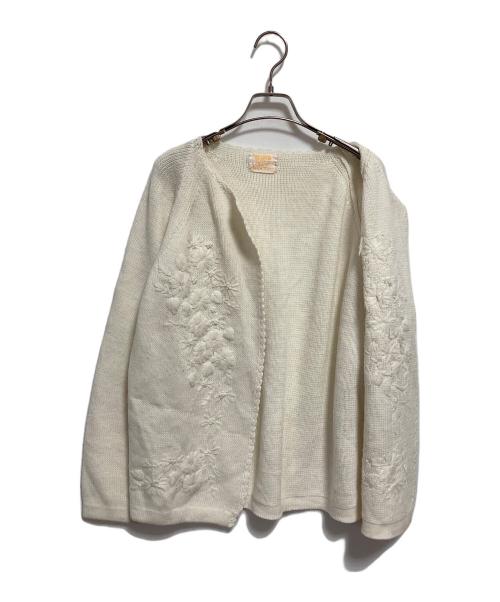 Sears（シアーズ）Sears (シアーズ) ニットカーディガン ホワイト サイズ:不明の古着・服飾アイテム