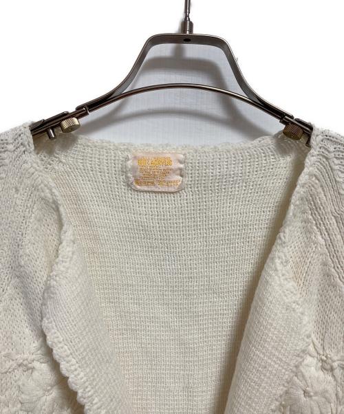 Sears（シアーズ）Sears (シアーズ) ニットカーディガン ホワイト サイズ:不明の古着・服飾アイテム