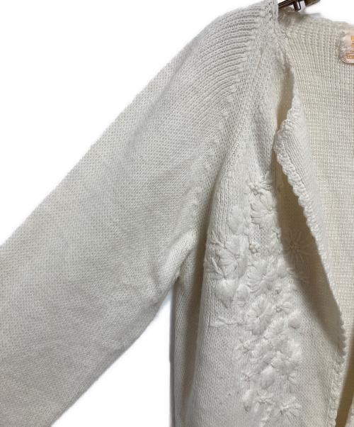 Sears（シアーズ）Sears (シアーズ) ニットカーディガン ホワイト サイズ:不明の古着・服飾アイテム