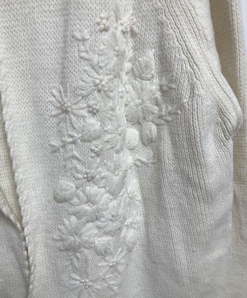Sears（シアーズ）Sears (シアーズ) ニットカーディガン ホワイト サイズ:不明の古着・服飾アイテム