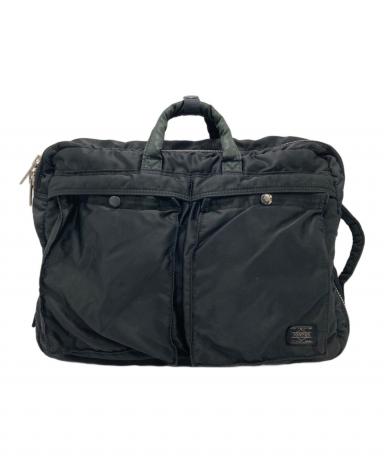 ポーターナイロン ブラック ビジネスバッグ　3way 中古 中古・古着通販】PORTER (ポーター) 3WAYビジネスバッグ ブラック