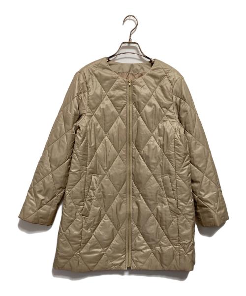 J.PRESS（ジェイプレス）J.PRESS (ジェイプレス) シェイプメモリータフタロングコート ベージュ サイズ:9の古着・服飾アイテム