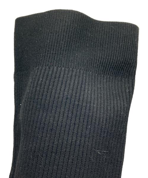 VIVAIA（ビバイア）VIVAIA (ビバイア) ニットロングブーツ ブラック サイズ:36.5の古着・服飾アイテム