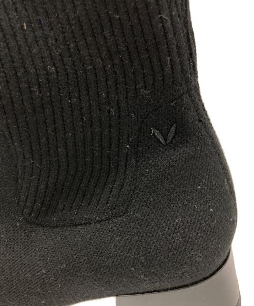 VIVAIA（ビバイア）VIVAIA (ビバイア) ニットロングブーツ ブラック サイズ:36.5の古着・服飾アイテム