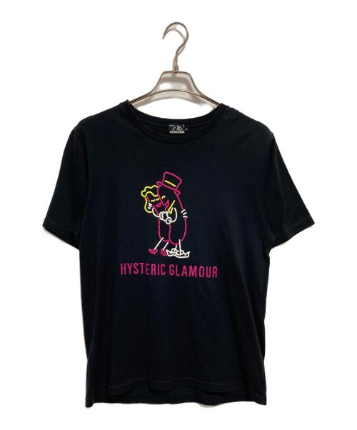Hysteric Glamour（ヒステリックグラマー）Hysteric Glamour (ヒステリックグラマー) NIGHT GROOVE Tシャツ ブラック サイズ:Mの古着・服飾アイテム