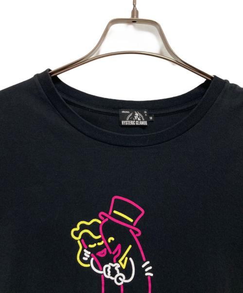 Hysteric Glamour（ヒステリックグラマー）Hysteric Glamour (ヒステリックグラマー) NIGHT GROOVE Tシャツ ブラック サイズ:Mの古着・服飾アイテム